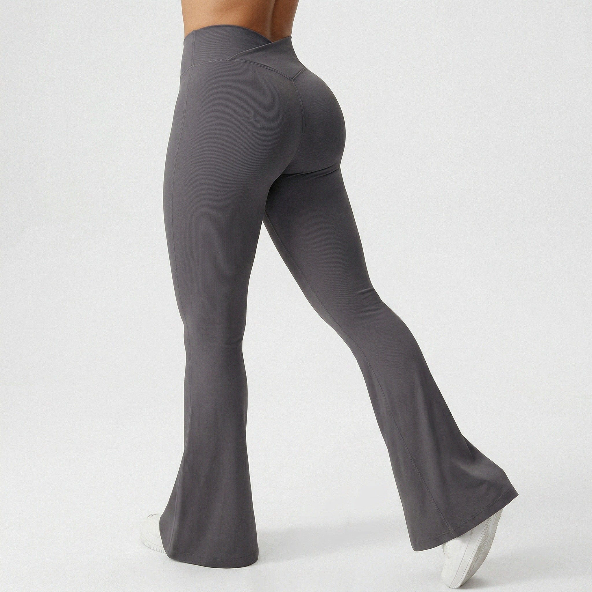 Womens Hip-Lifting Yoga Pants Flared