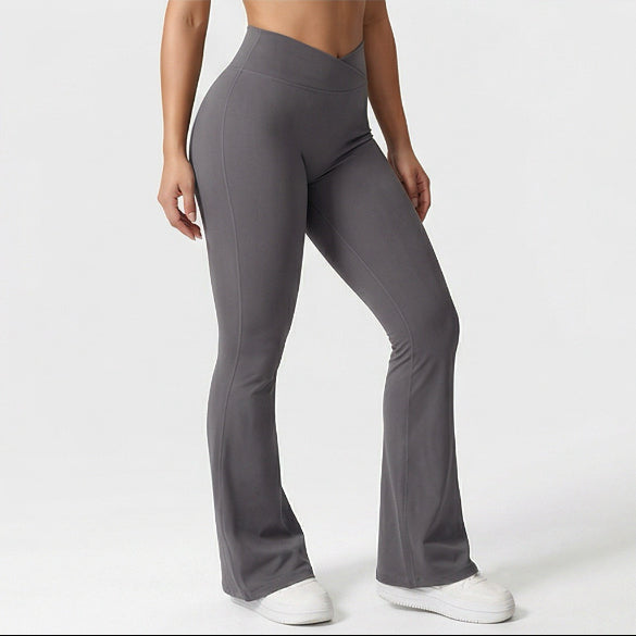 Womens Hip-Lifting Yoga Pants Flared
