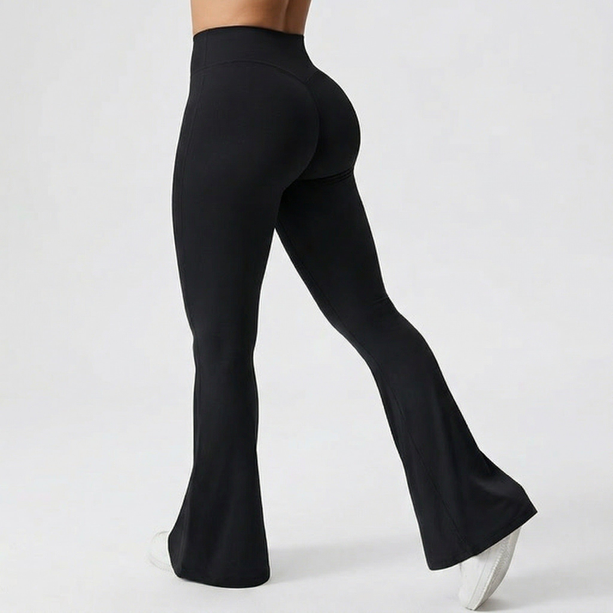 Womens Hip-Lifting Yoga Pants Flared
