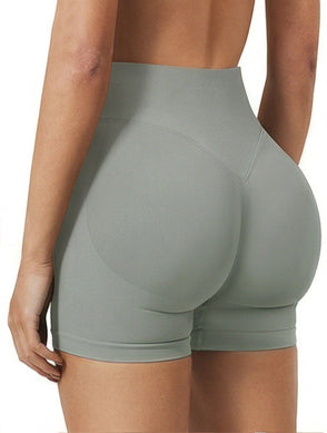 Womens High Waist Yoga Shorts