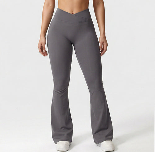 Womens Hip-Lifting Yoga Pants Flared